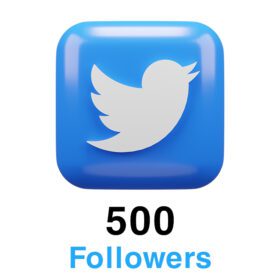 500 Twitter Followers