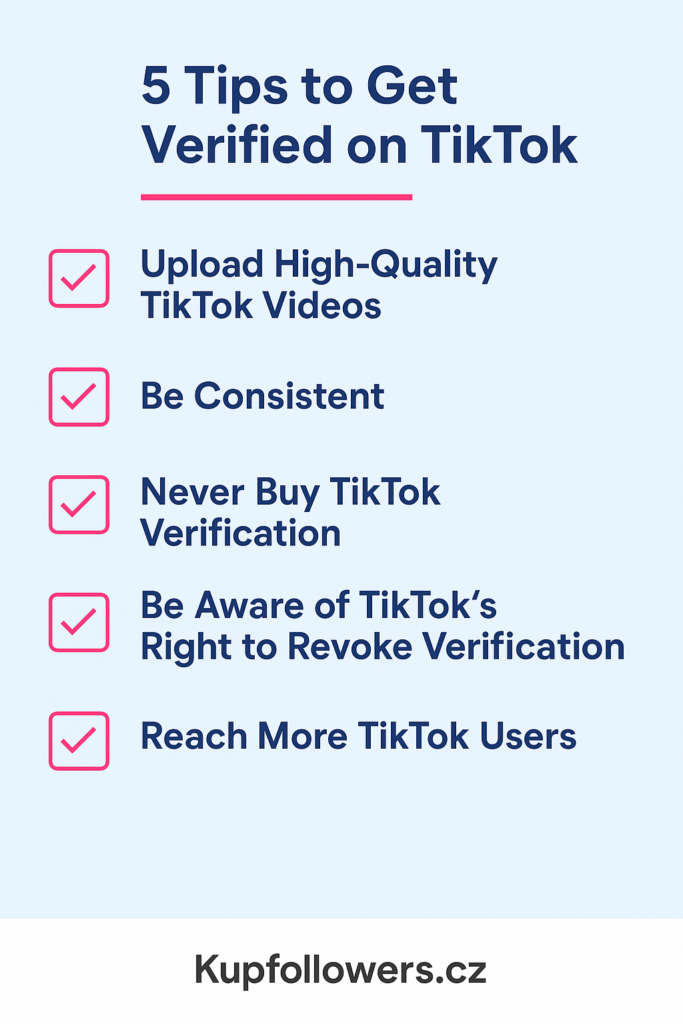 5 Tips to Get Verified on TikTok