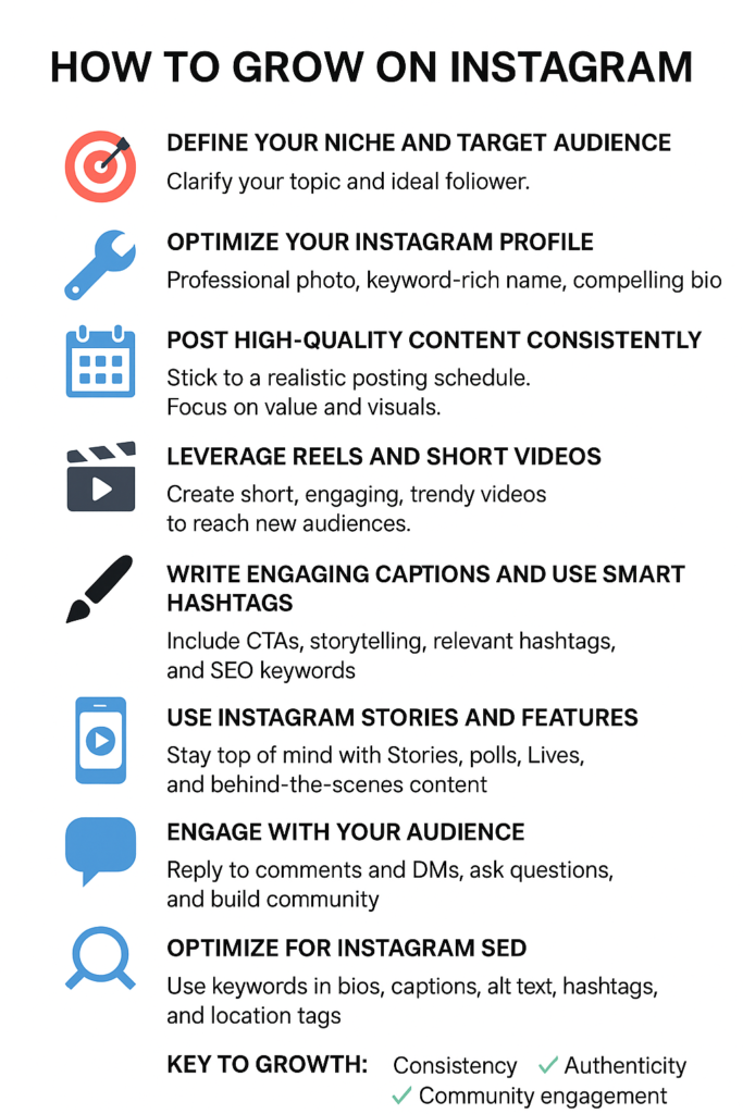 How to Grow on Instagram: A Step-by-Step Guide to Boosting Your Followers and Engagement