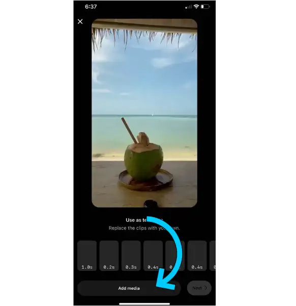 Jak používat šablonu Instagramu z vašeho kanálu
