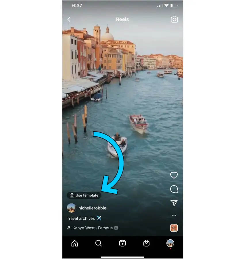 Jak používat šablonu Instagramu z vašeho kanálu