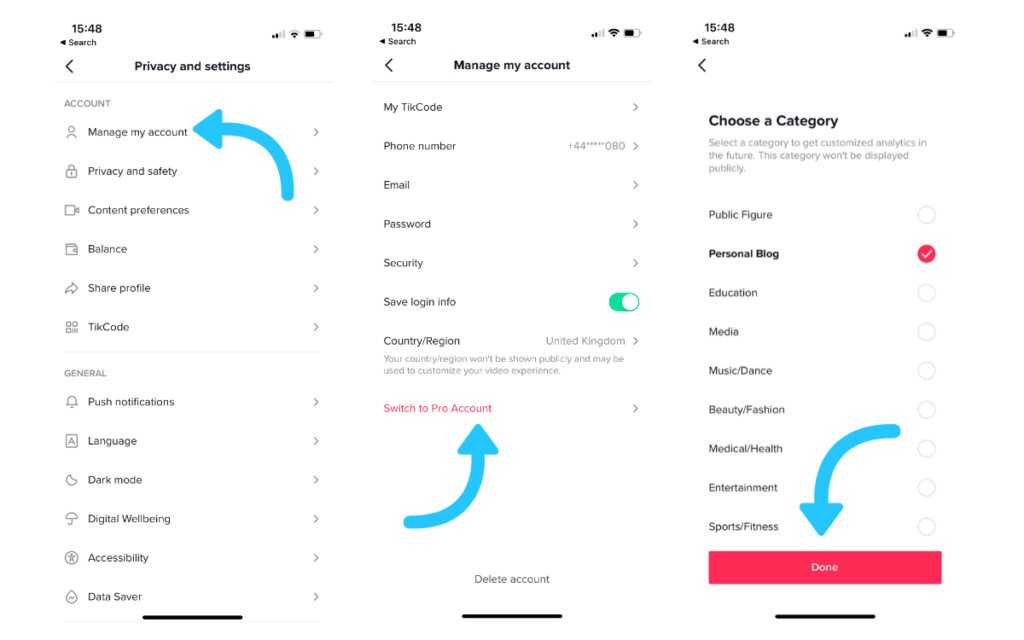 Jak na TikTok analytics