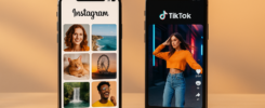Instagram, TikTok, sociální média, marketing, demografie, engagement, obsah