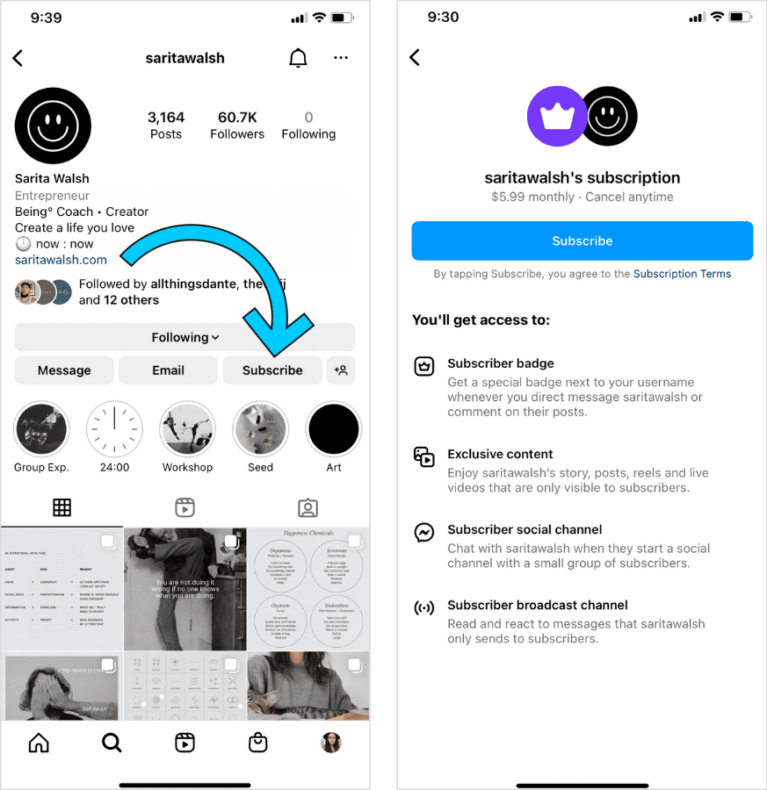 Jak spustit vlastní Instagram předplatné?