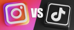 TikTok vs. Instagram - porovnání uživatelů a statistik pro rok 2024